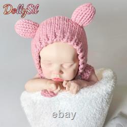 DollySil Reborn Baby Dolls Silicone Full Body Waterproof Realistic Newborn Baby
