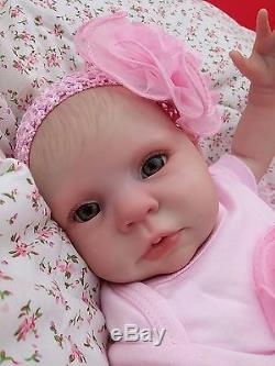 Donna Rubert Reborn Baby Doll Soft Silicone Vinyl, Sunbeambabies, Choose Eyes