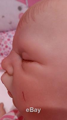 Donna Rubert Reborn Realistic Baby Girl Doll Newborn Soft Silicone Vinyl
