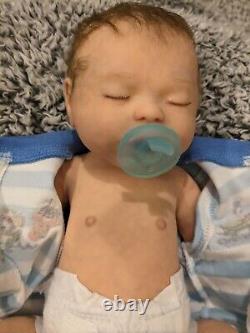 Drink And Wet Full Body Silicone Preemie Baby Boy