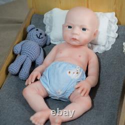 Drink-Wet System 18.5 Reborn Baby Dolls FULL BODY SILICONE BABY GIRL DOLL 2023