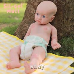 Drink-Wet System 22 in Reborn Baby Dolls 4.7KG Full Silicone Soft Body Baby Doll