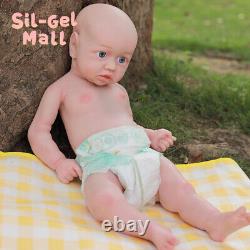 Drink-Wet System 22 in Reborn Baby Dolls 4.7KG Full Silicone Soft Body Baby Doll