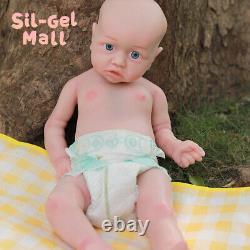 Drink-Wet System 22 in Reborn Baby Dolls 4.7KG Full Silicone Soft Body Baby Doll