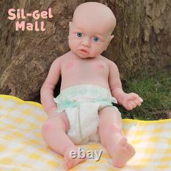 Drink-Wet System 22 in Reborn Baby Dolls 4.7KG Full Silicone Soft Body Baby Doll