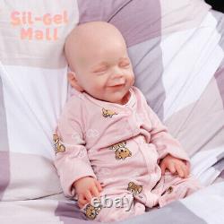 Drink-Wet System Reborn Baby Dolls 18.5Platinum Silicone Baby Doll Newborn Girl