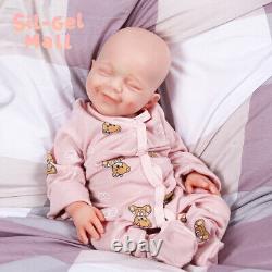 Drink-Wet System Reborn Baby Dolls 18.5Platinum Silicone Baby Doll Newborn Girl