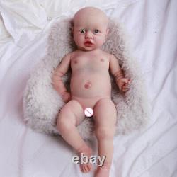 Drink and Wet 22'' Full Body Silicone lifelike Newborn Baby Girl Doll for Gift