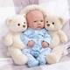 Drink and Wet System 18.5 Reborn Baby Dolls Full Platinum Silic