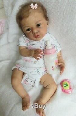 ETHNIC Reborn Baby GIRL Doll MAIKE by GUDRUN LEGLER Eli Habibi