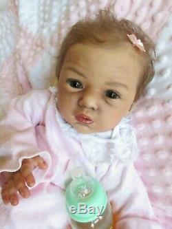 ETHNIC Reborn Baby GIRL Doll MAIKE by GUDRUN LEGLER Eli Habibi