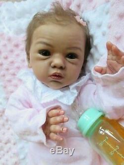 ETHNIC Reborn Baby GIRL Doll MAIKE by GUDRUN LEGLER Eli Habibi