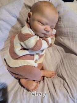 Edith By Cassie Brace Reborn Doll Painted By Deborah Miller COA