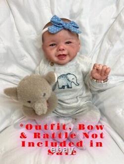 Emmy Sculpt by Sandie Faber Newborn Reborn Baby with COA Engraving