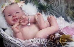 Emmy Sculpt by Sandie Faber Newborn Reborn Baby with COA Engraving