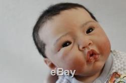 Enlai Full Body Solid Silicone Newborn Asian Baby Girl Andrea Arcello Eco 20