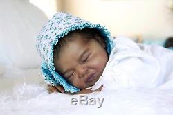 Ethnic AA Bi-racial reborn baby girl Gia, Artist Donnetta @ Kay's Nursery