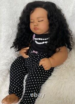 Ethnic June Sleepimg Girl Reborn Baby Doll