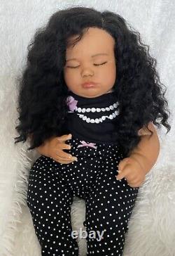 Ethnic June Sleepimg Girl Reborn Baby Doll