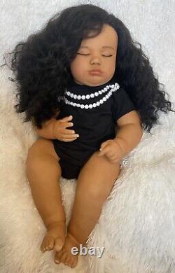 Ethnic June Sleepimg Girl Reborn Baby Doll