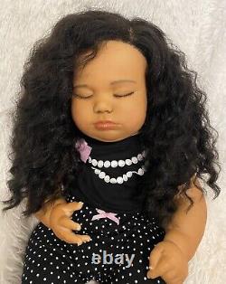 Ethnic June Sleepimg Girl Reborn Baby Doll