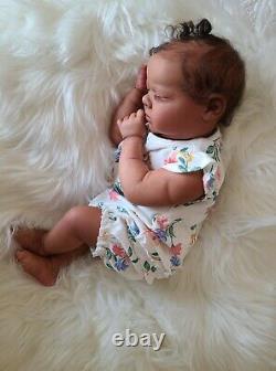 Ethnic Realborn Ana Asleep by Bountiful Baby Reborn Doll