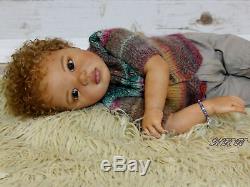 Ethnic Reborn AA Caucasian Mixed Toddler Girl Jamina by Petra Seiffert