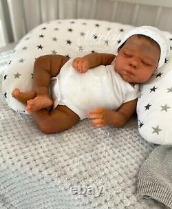 Ethnic Reborn Baby Boy Doll Marley Cassie Brace LTD 71/1500 by UK Artist