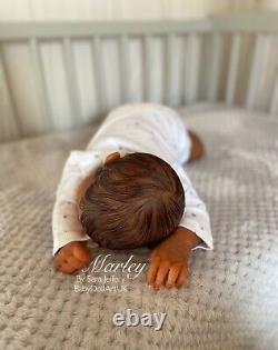 Ethnic Reborn Baby Boy Doll Marley Cassie Brace LTD 71/1500 by UK Artist