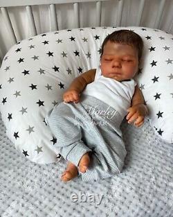 Ethnic Reborn Baby Boy Doll Marley Cassie Brace LTD 71/1500 by UK Artist