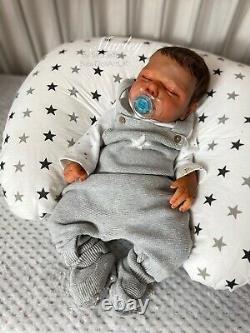 Ethnic Reborn Baby Boy Doll Marley Cassie Brace LTD 71/1500 by UK Artist