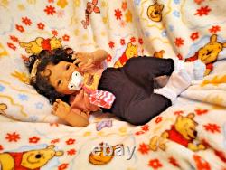 Ethnic Reborn Baby Doll Replica with Extras and Box Opening