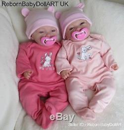 Eyes Open Reborn Baby GIRL Doll in pink. #RebornBabyDollArtUK