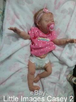 FULL BODY SOLID SILICONE Baby ecoflex 15 PREEMIE Casey #2 drinks/wets armatures