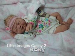 FULL BODY SOLID SILICONE Baby ecoflex 15 PREEMIE Casey #2 drinks/wets armatures