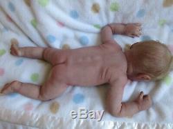 FULL Body SOLID SILICONE Baby Doll BENJAMIN GIRL by CHELLES BABIES