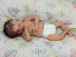 FULL Body SOLID SILICONE Baby GIRL Diamond awake #6 DRINK/WET with armatures