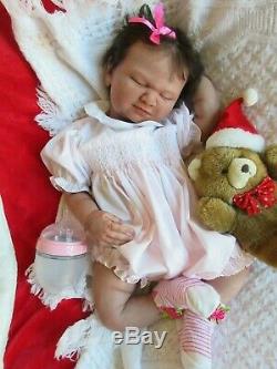 FULL Body SOLID SILICONE Baby GIRL Doll- JAYNE by RACHELLE FERRELL DRINK/WET
