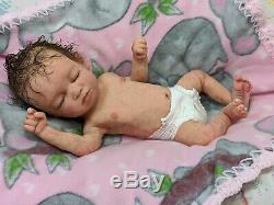 FULL Body SOLID SILICONE Baby GIRL Doll Makayla #17 DRINK/WET with armatures