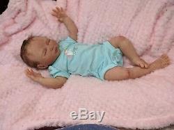 FULL Body SOLID SILICONE Baby GIRL Doll-Sami #1 DRINK/WET with armatures