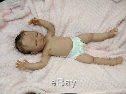 FULL Body SOLID SILICONE Baby GIRL Doll-Sami #1 DRINK/WET with armatures