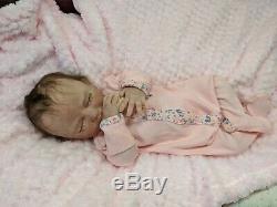 FULL Body SOLID SILICONE Baby GIRL Doll-Sami #1 DRINK/WET with armatures