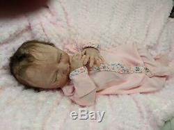 FULL Body SOLID SILICONE Baby GIRL Doll-Sami #1 DRINK/WET with armatures