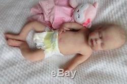 FULL Body SOLID SILICONE DOLL- KHALEESI by JADE WARNER PREEMIE Baby GIRL