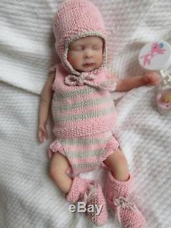 FULL Body SOLID SILICONE DOLL- KHALEESI by JADE WARNER PREEMIE Baby GIRL