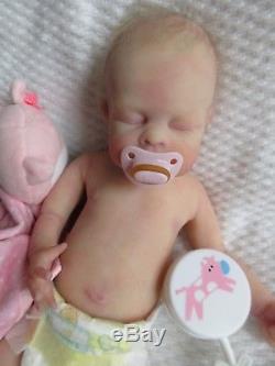 FULL Body SOLID SILICONE DOLL- KHALEESI by JADE WARNER PREEMIE Baby GIRL