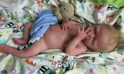 FULL Body SUPER Soft SOLID SILICONE Baby BOY Doll- JAXON by ELSIE RODRIGUEZ