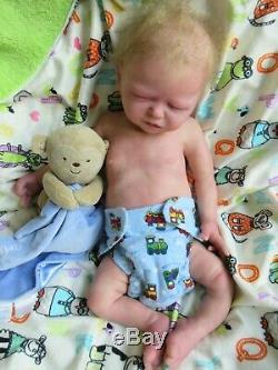 FULL Body SUPER Soft SOLID SILICONE Baby BOY Doll- JAXON by ELSIE RODRIGUEZ