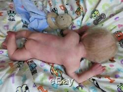 FULL Body SUPER Soft SOLID SILICONE Baby BOY Doll- JAXON by ELSIE RODRIGUEZ