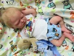 FULL Body SUPER Soft SOLID SILICONE Baby BOY Doll- JAXON by ELSIE RODRIGUEZ